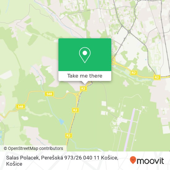 Salas Polacek, Perešská 973 / 26 040 11 Košice mapa