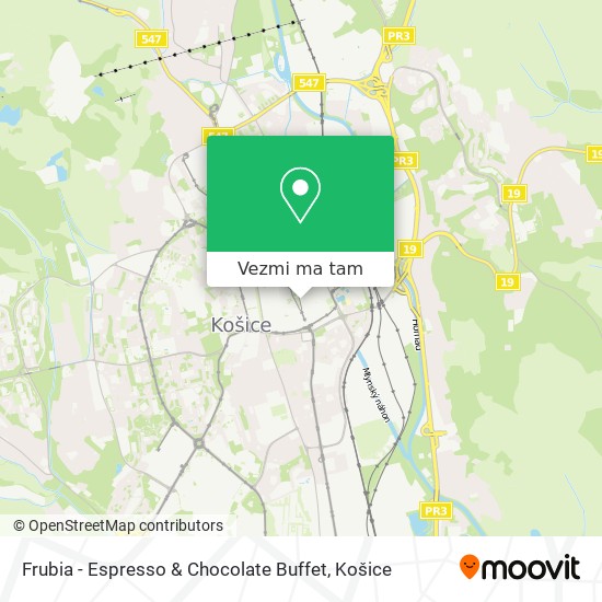 Frubia - Espresso & Chocolate Buffet mapa