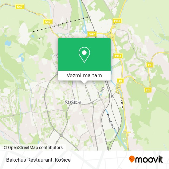 Bakchus Restaurant mapa