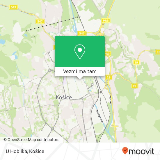 U Hoblíka, Hrnčiarska 952 / 21 040 01 Košice mapa