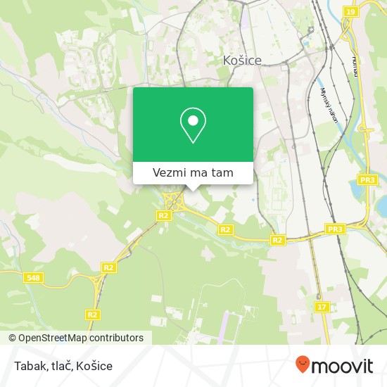 Tabak, tlač mapa