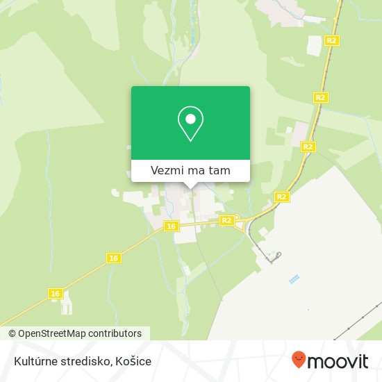 Kultúrne stredisko mapa