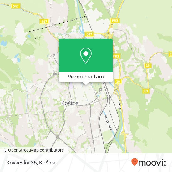 Kovacska 35 mapa