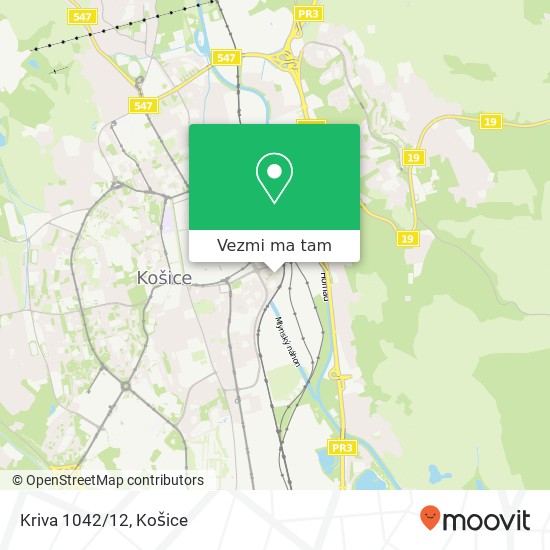 Kriva 1042/12 mapa