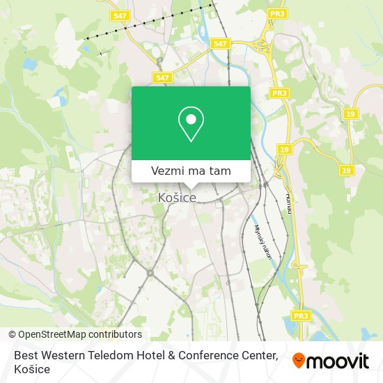 Best Western Teledom Hotel & Conference Center mapa