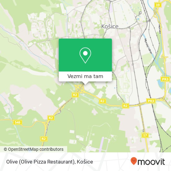 Olive (Olive Pizza Restaurant) mapa