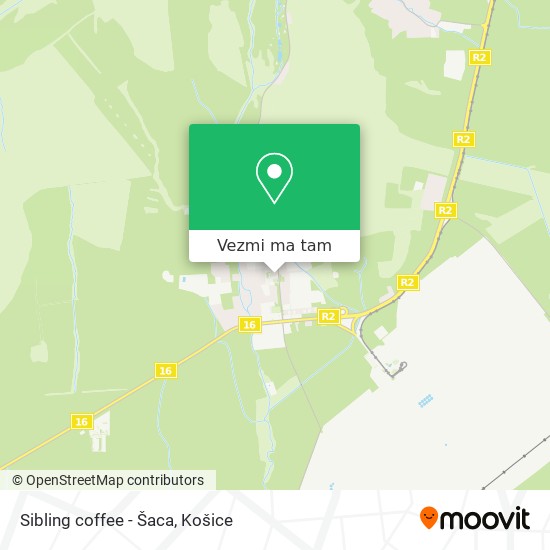 Sibling coffee - Šaca mapa