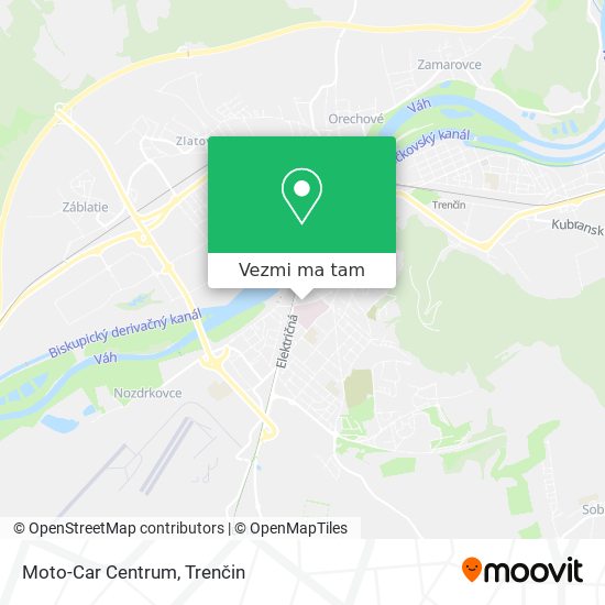 Moto-Car Centrum mapa