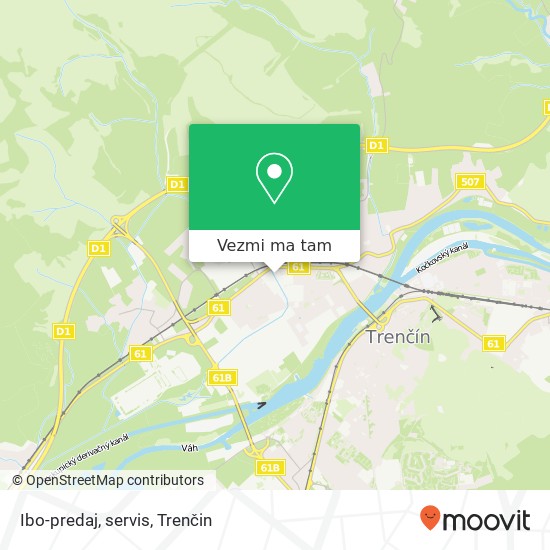 Ibo-predaj, servis mapa