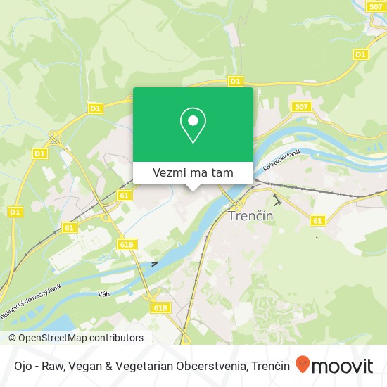 Ojo - Raw, Vegan & Vegetarian Obcerstvenia mapa