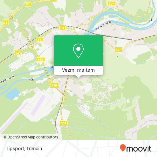 Tipsport mapa