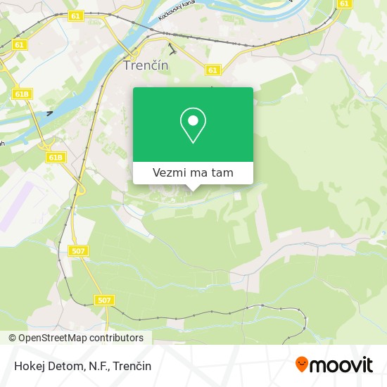 Hokej Detom, N.F. mapa