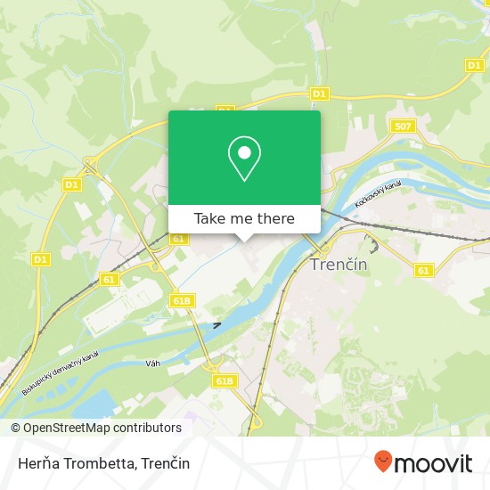 Herňa Trombetta mapa