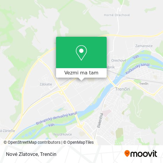 Nové Zlatovce mapa