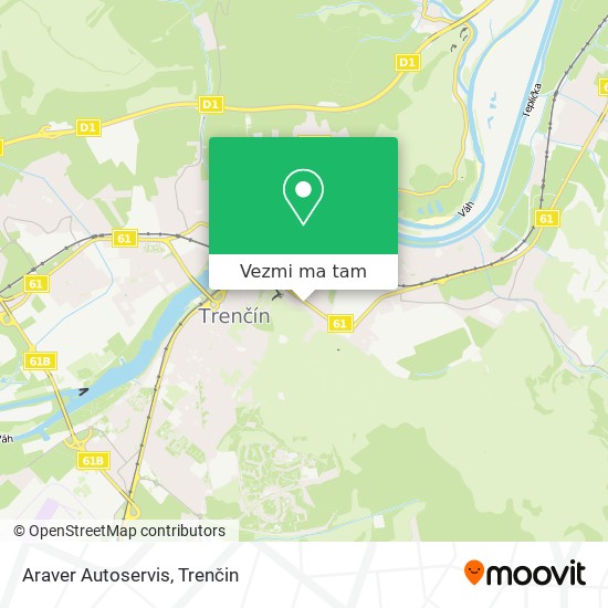 Araver Autoservis mapa