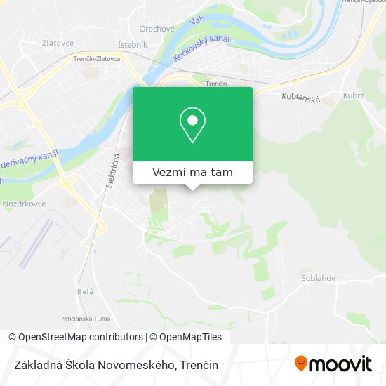 Základná Škola Novomeského mapa