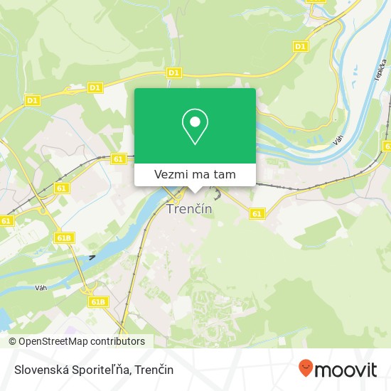 Slovenská Sporiteľňa mapa