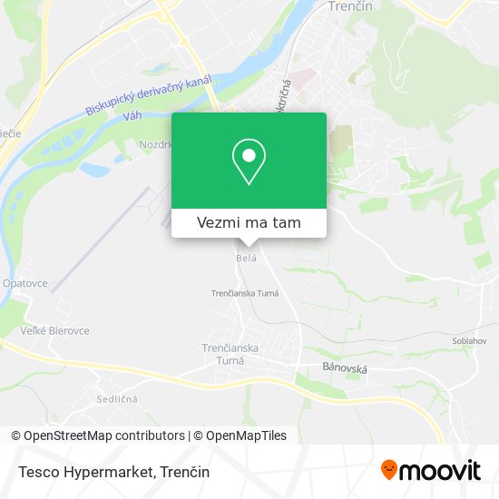 Tesco Hypermarket mapa