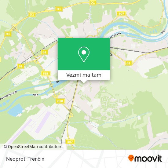 Neoprot mapa