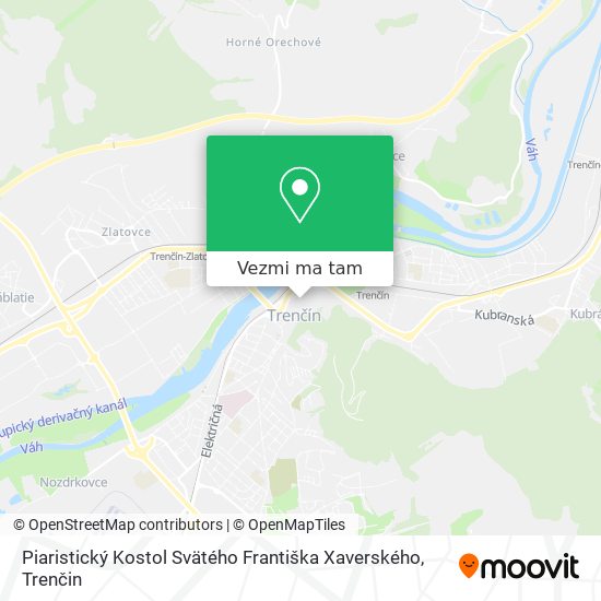 Piaristický Kostol Svätého Františka Xaverského mapa