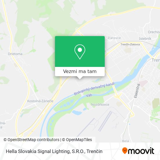 Hella Slovakia Signal Lighting, S.R.O. mapa