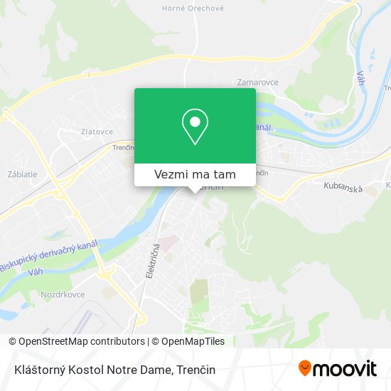 Kláštorný Kostol Notre Dame mapa