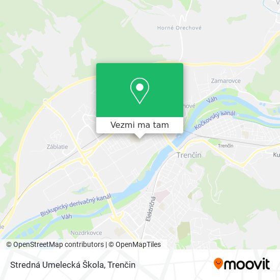 Stredná Umelecká Škola mapa