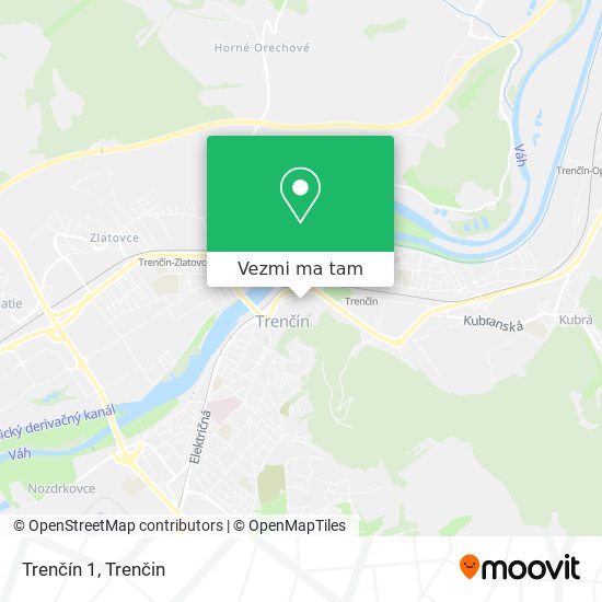 Trenčín 1 mapa