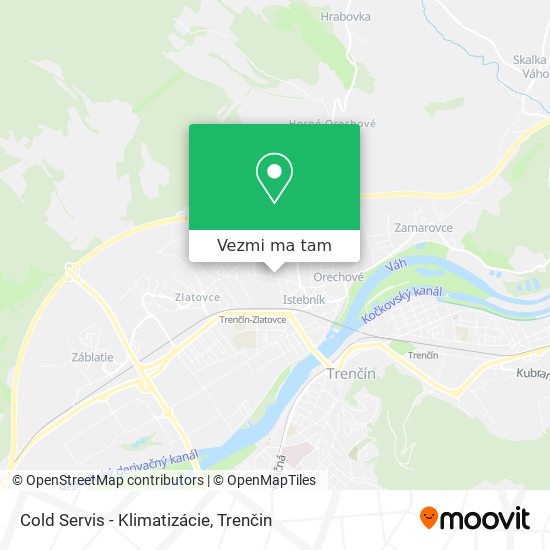 Cold Servis - Klimatizácie mapa