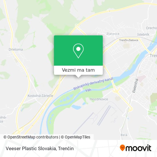 Veeser Plastic Slovakia mapa