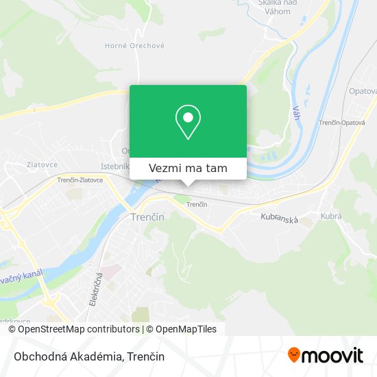 Obchodná Akadémia mapa