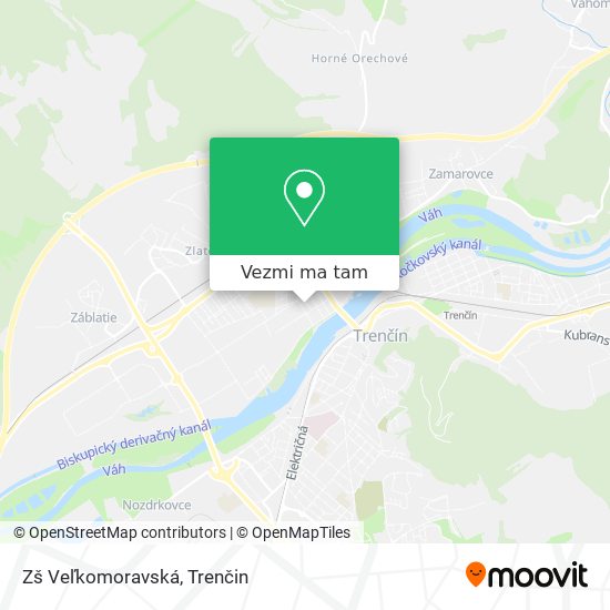 Zš Veľkomoravská mapa