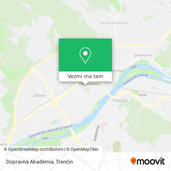 Dopravná Akadémia mapa