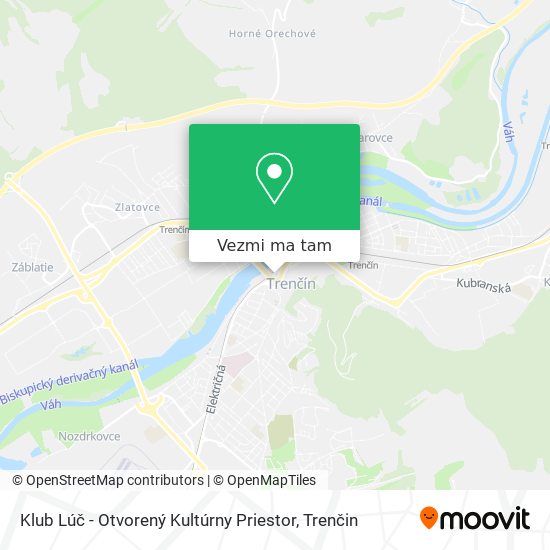 Klub Lúč - Otvorený Kultúrny Priestor mapa