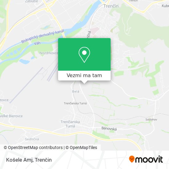 Košele Amj mapa