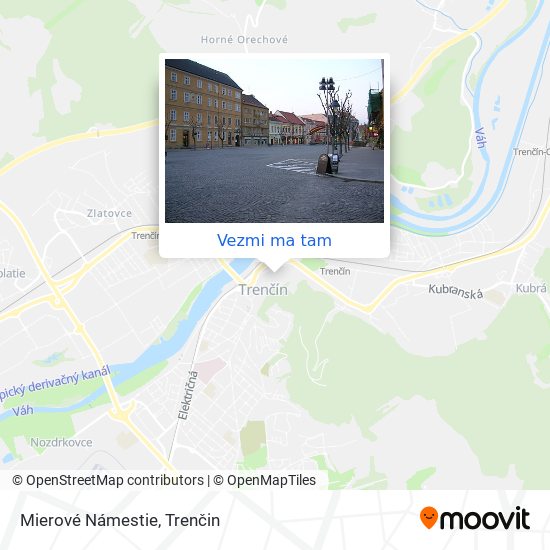 Mierové Námestie mapa