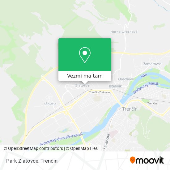 Park Zlatovce mapa