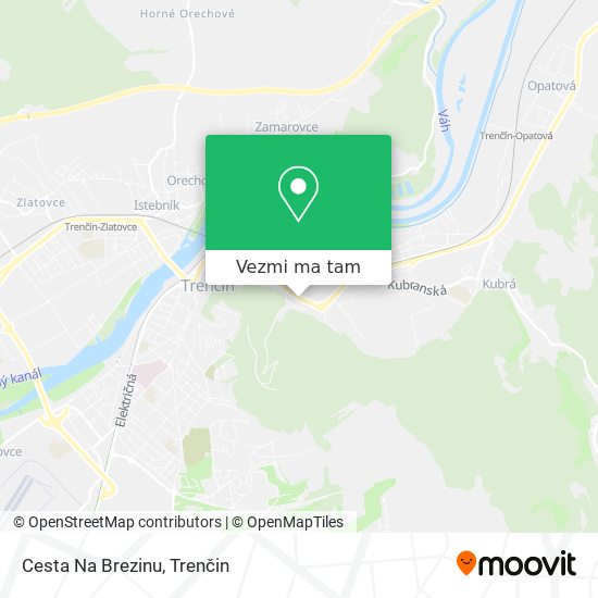 Cesta Na Brezinu mapa