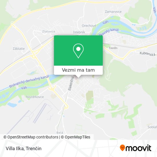 Villa Ilka mapa