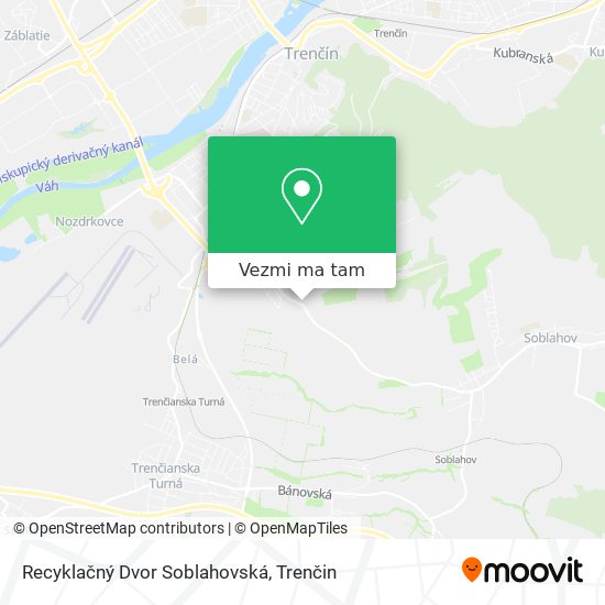 Recyklačný Dvor Soblahovská mapa