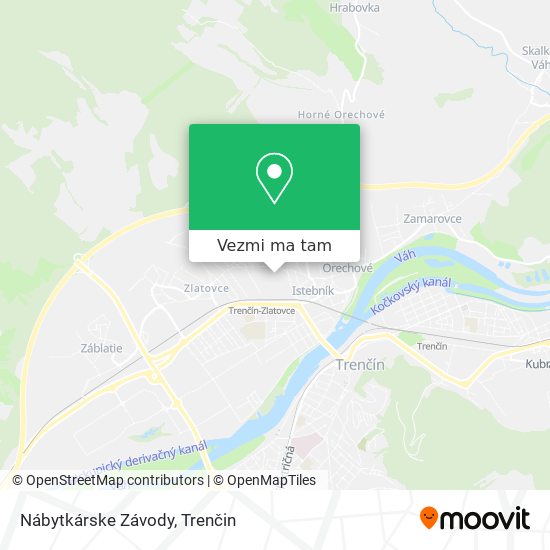 Nábytkárske Závody mapa