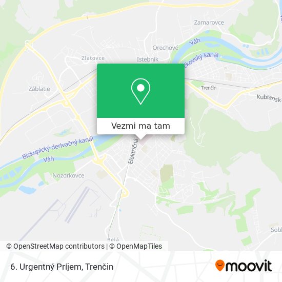 6. Urgentný Príjem mapa