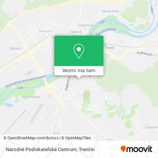 Národné Podnikateľské Centrum mapa