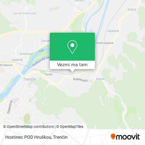 Hostinec POD Hruškou mapa