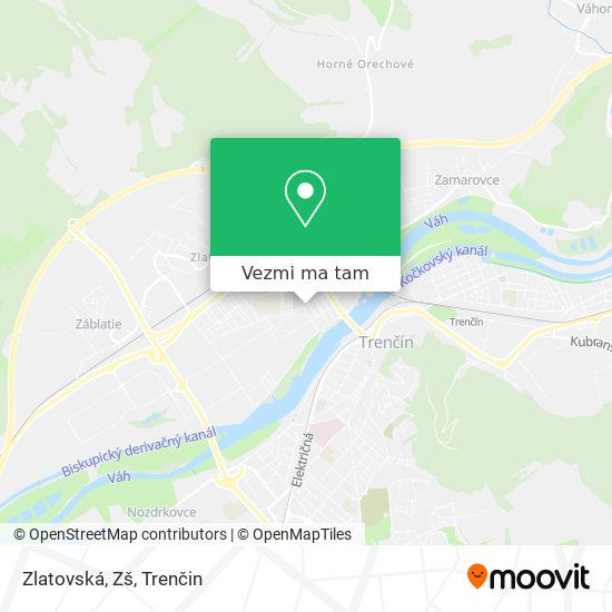 Zlatovská, Zš mapa