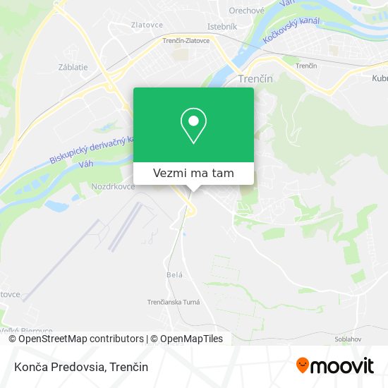 Konča Predovsia mapa