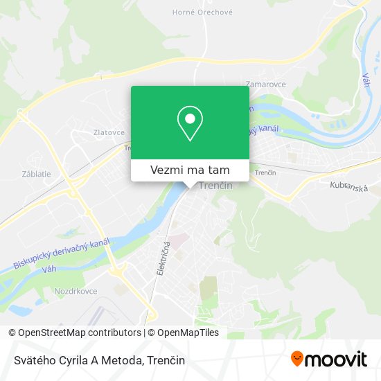 Svätého Cyrila A Metoda mapa