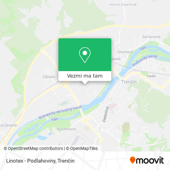 Linotex - Podlahoviny mapa