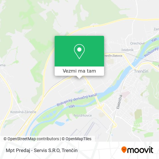 Mpt Predaj - Servis S.R.O mapa