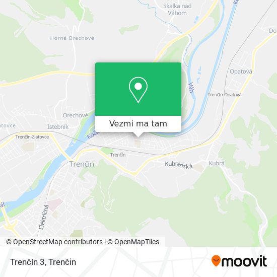 Trenčín 3 mapa